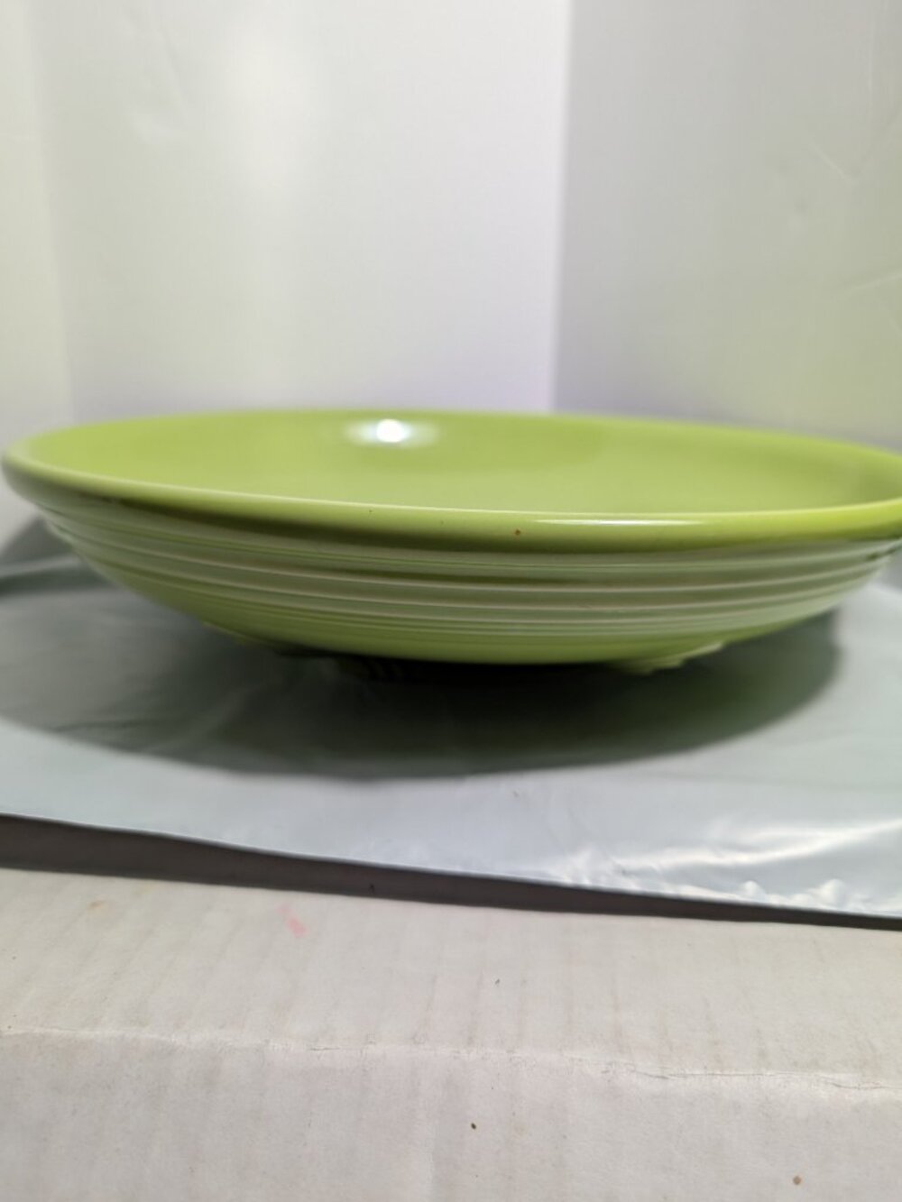 Fiestaware Chartreuse Presentation Bowl Large Serveware Green Homer Laughlin